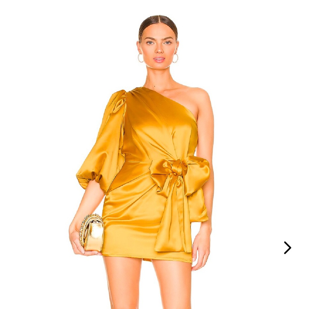Lovers + Friends Dresses | Kennedy Mini Dress In Mustard Yellow | Gold Size XS